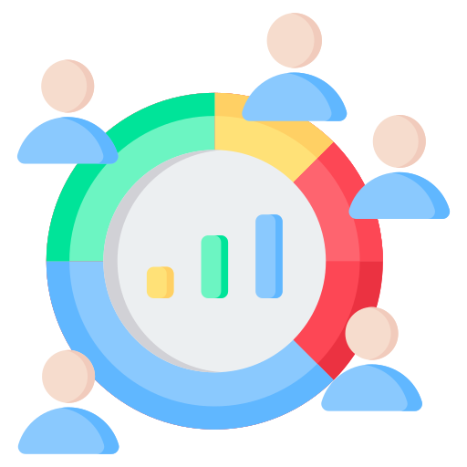 icon phân khúc khách hàng bằng AI