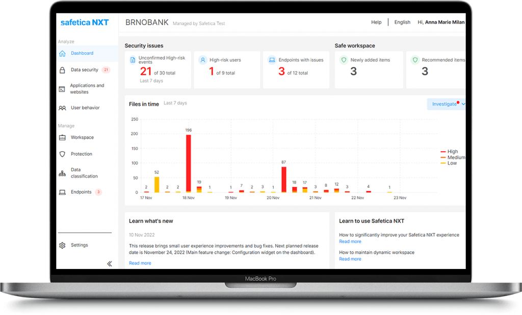 giải pháp Safetica NXT