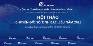 Lạc Hồng trình bày các giải pháp bảo đảm an toàn và bảo mật thông tin tại hội thảo chuyển đổi số tỉnh Bạc Liêu