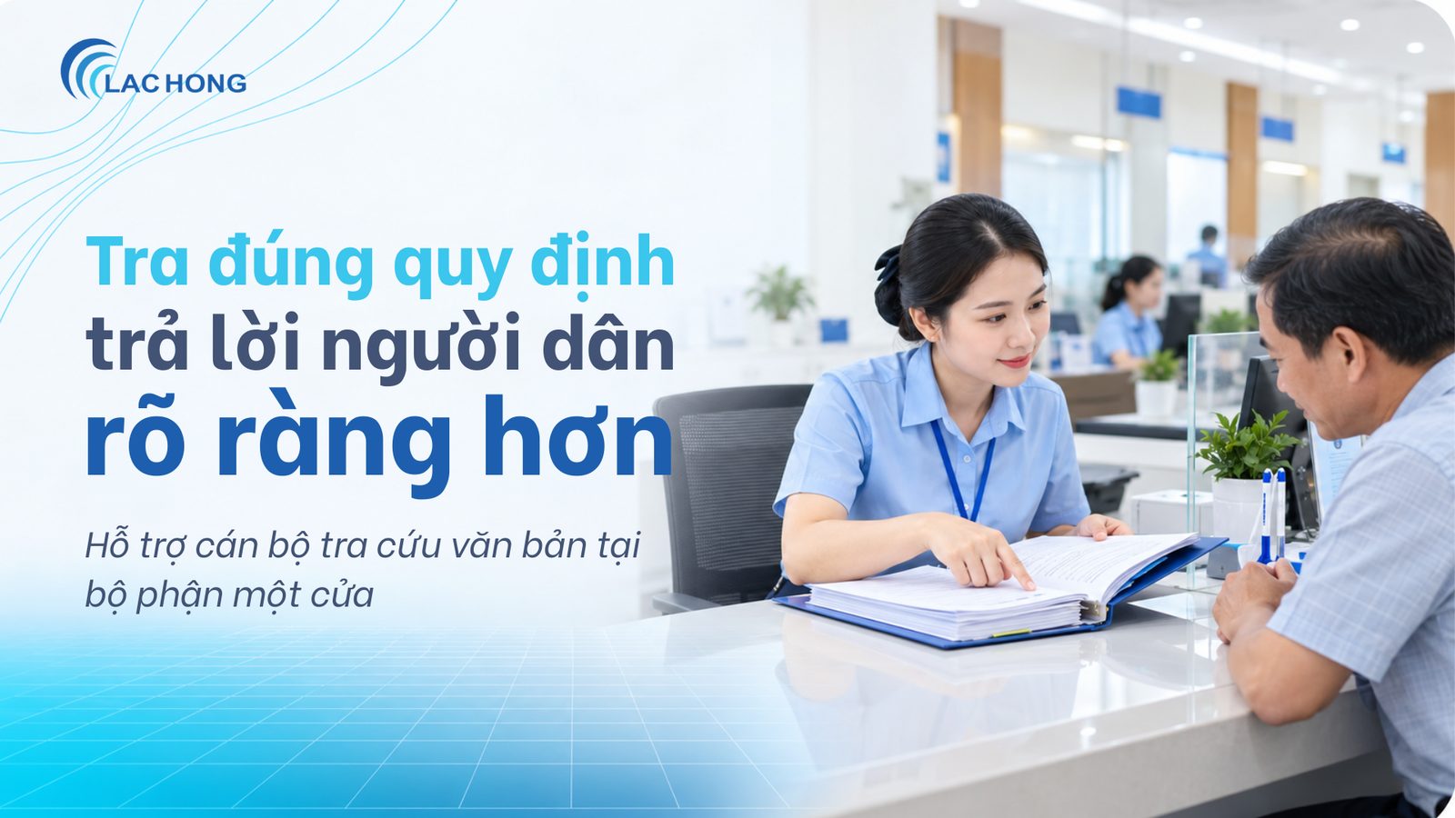 Ứng dụng AI trong hành chính công giải quyết thủ tục hành chính tại bộ phận Một cửa