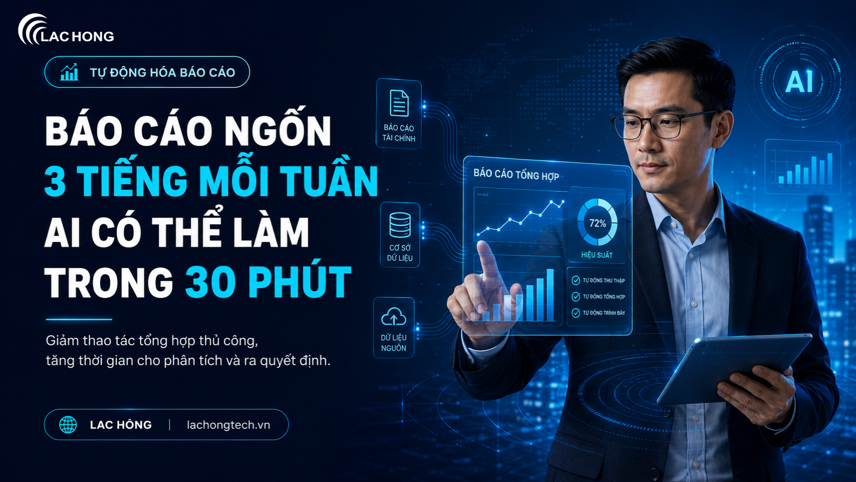 Báo Cáo Ngốn 3 Tiếng Mỗi Tuần: AI làm báo cáo Trong 30 Phút