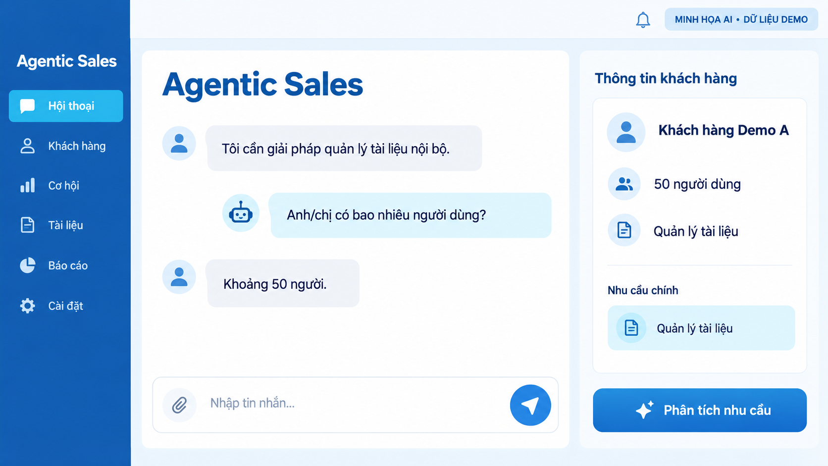 Agentic Sales: Phân tích nhu cầu